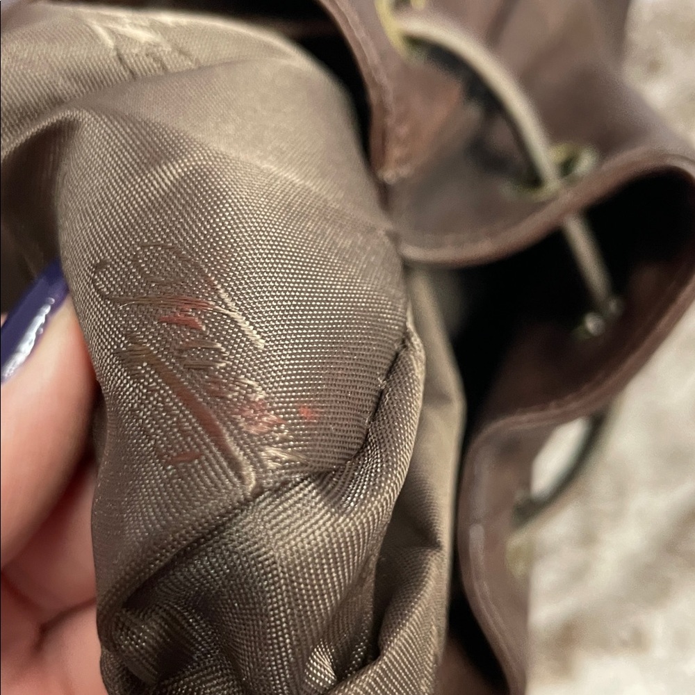 Vintage Fossil Drawstring Sling Backpack - Picture 16 of 17